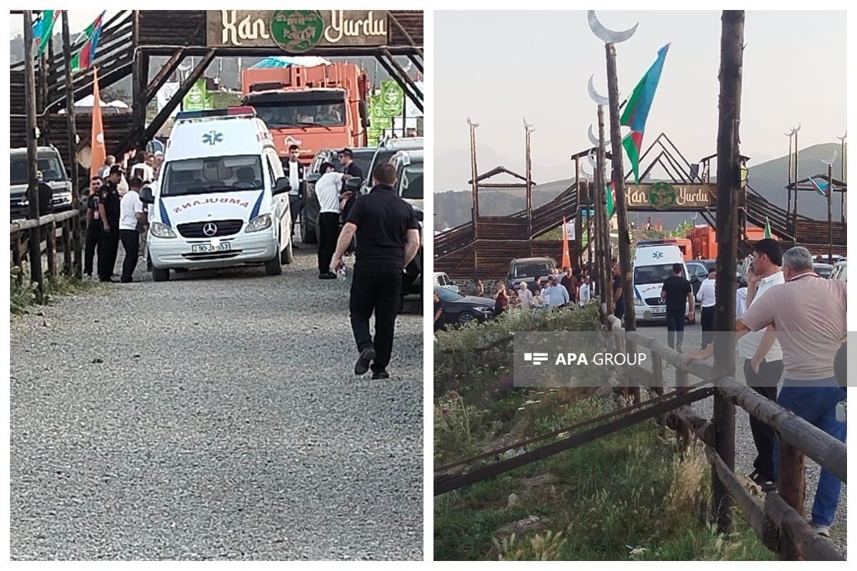 Milli Yaylaq Festivalında səhnə uçdu, xəsarət alanlar var - FOTO