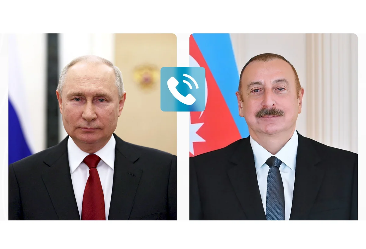 Putin Əliyevlə telefonla danışdı