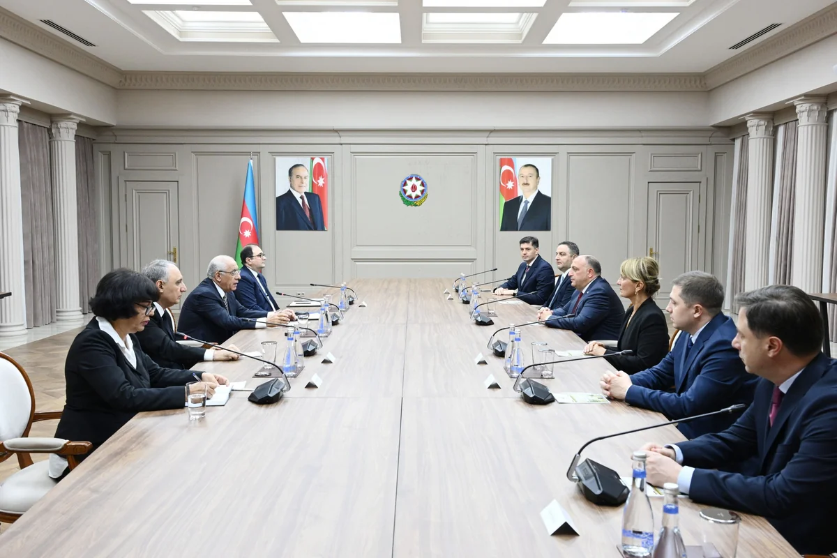Əli Əsədov Qvarakidze ilə görüşüb
