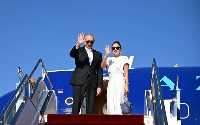 Prezident və xanımının Qırğızıstana səfəri başa çatdı - FOTOLAR