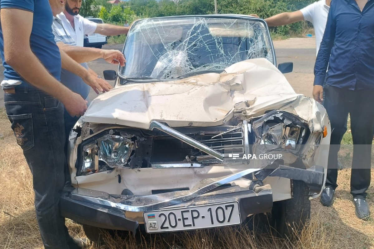 Tovuzda qəza: xəsarət alan var - FOTO