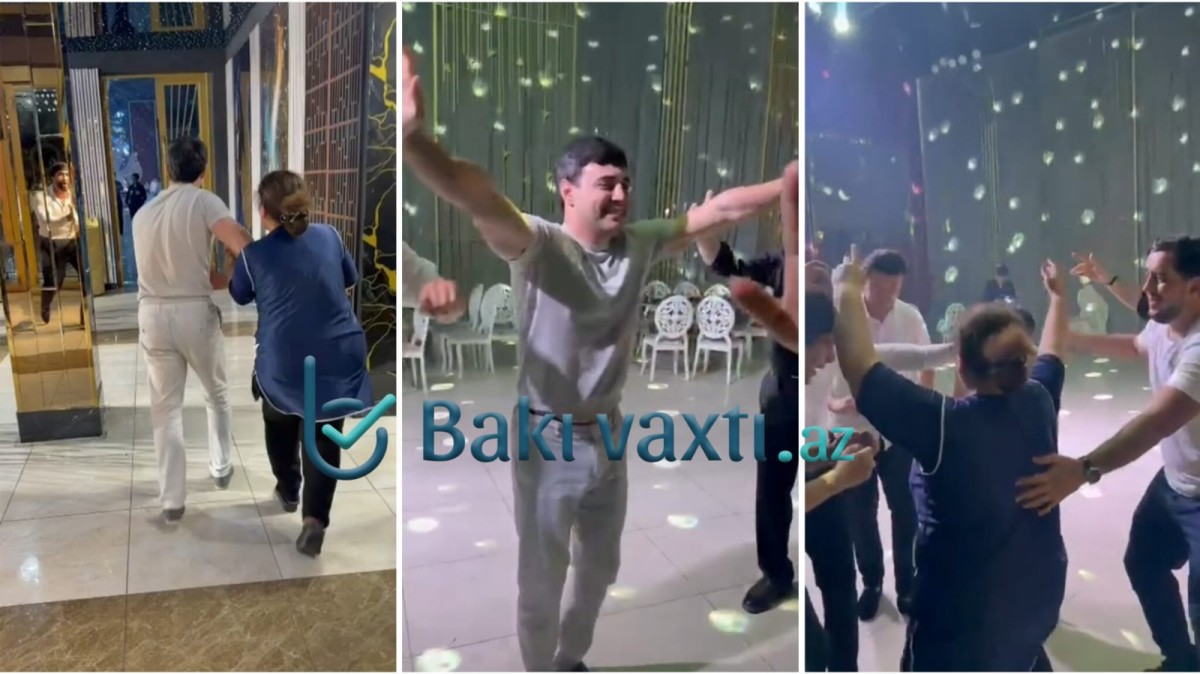 Xadimə ilə rəqs edən şəxsin kimliyi məlum oldu - Görün kimin oğlu imiş...