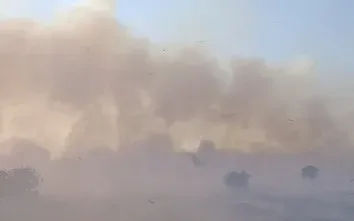 Cəbrayıldakı yanğın söndürüldü