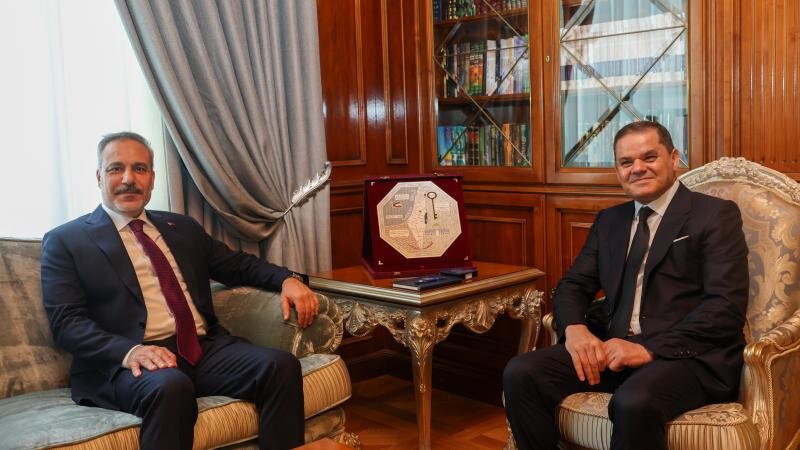 Hakan Fidan Liviyanın Baş naziri ilə görüşüb