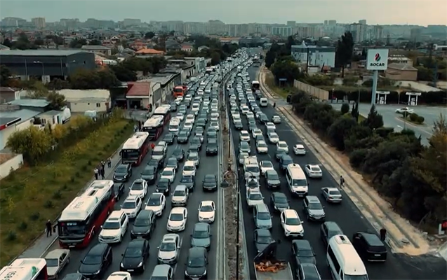 Bakıda 16 istiqamətdə sıxlıq var