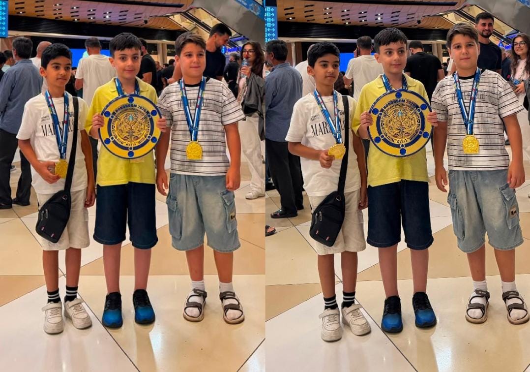 Azərbaycanın gənc robototexnika komandası Çində qızıl medal qazanıb - FOTOLAR