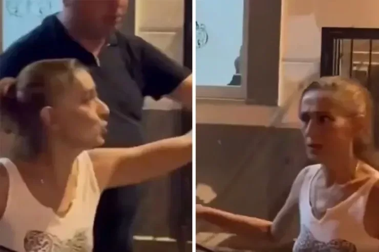 Müğənni mühafizəçiyə əsəbiləşdi