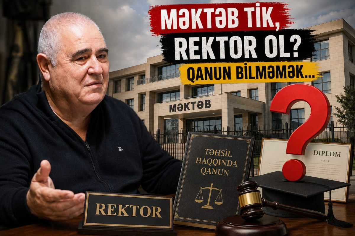 Şərurlu İsfəndiyarın təhsil formulu: Məktəb tik, rektor ol?