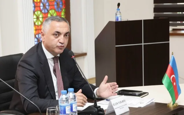 Elçin Yusubov rumın heyətlə görüşdü