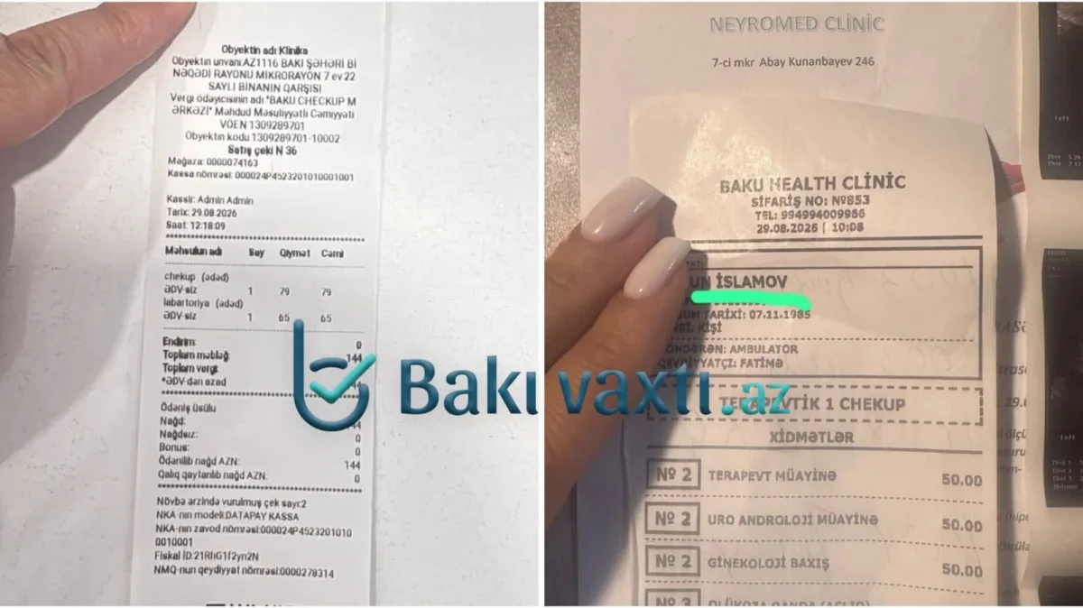 “Neyromed” Klinikası vergidən yayınır? - Vətəndaşdan ŞOK İDDİA
