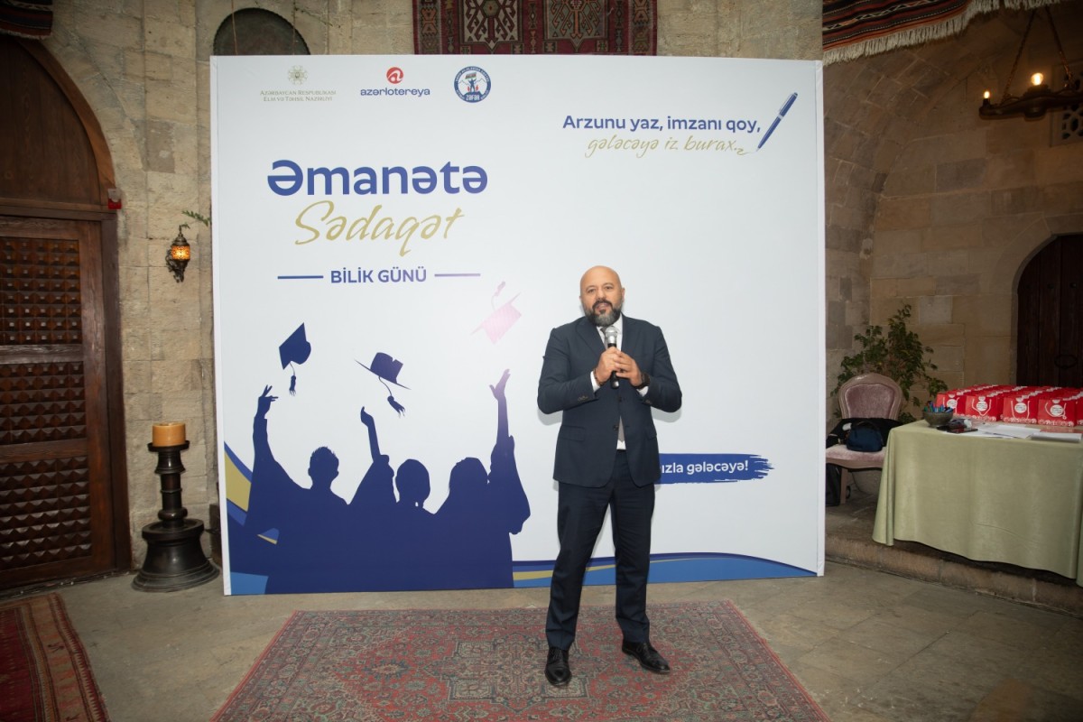 “Əmanətə Sədaqət” layihəsi çərçivəsində şəhid övladları üçün Bilik Günü tədbiri keçirildi - FOTOLAR