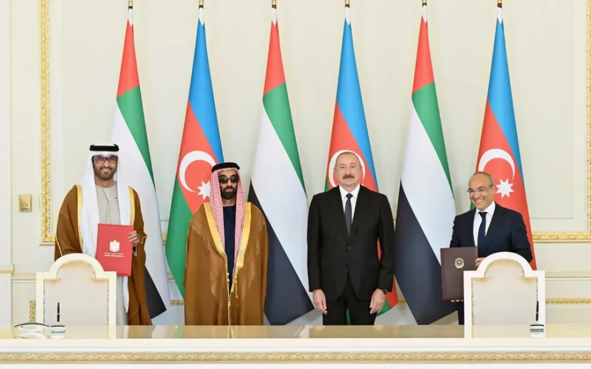 Azərbaycanla Birləşmiş Ərəb Əmirlikləri arasında 6 sənəd imzalandı - FOTO