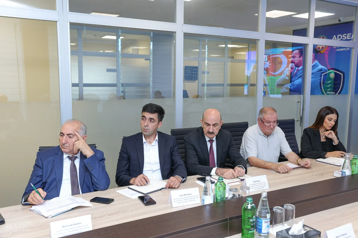 Şirvan suvarma kanalının yenidən qurulması üzrə işçi qrupunun növbəti iclası keçirilib
