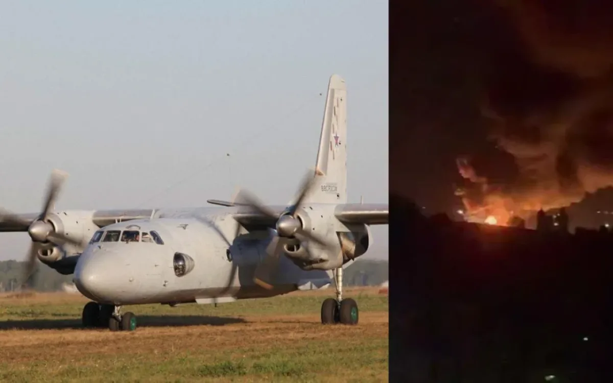 Rusiyanın 3 təyyarəsi və helikopterləri bir gecədə məhv edildi
