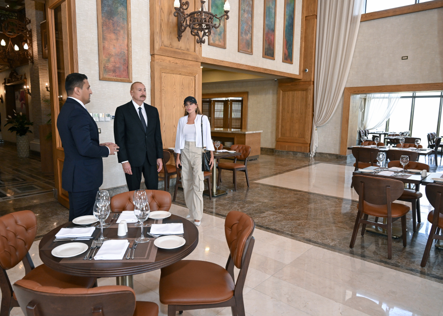 Prezident "Pirqulu Park" hotelinin açılışında iştirak etdi - YENİLƏNİB