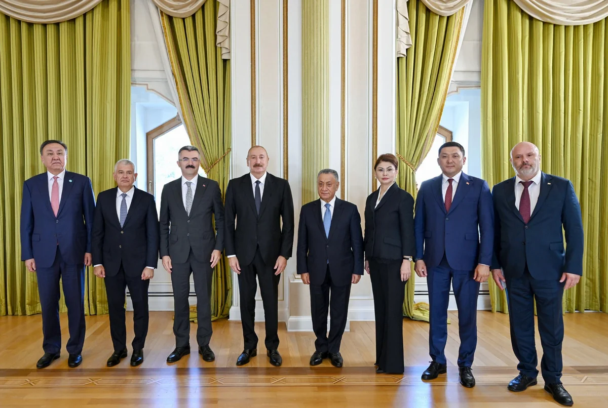 İlham Əliyev TDT-yə üzv ölkələrin təhlükəsizlik üzrə rəhbər şəxslərini qəbul edib - FOTOLAR + YENİLƏNİB