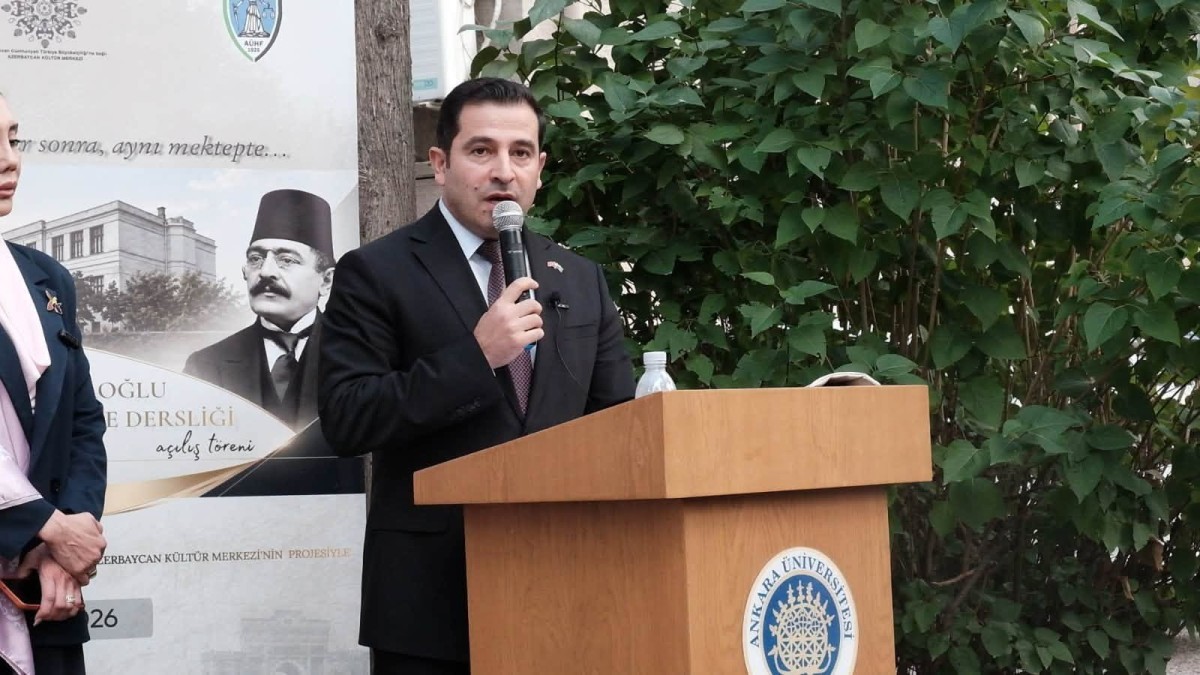 Türkiyədə Əhməd bəy Ağaoğlunun barelyefi və adına auditoriya açılıb - FOTOLAR