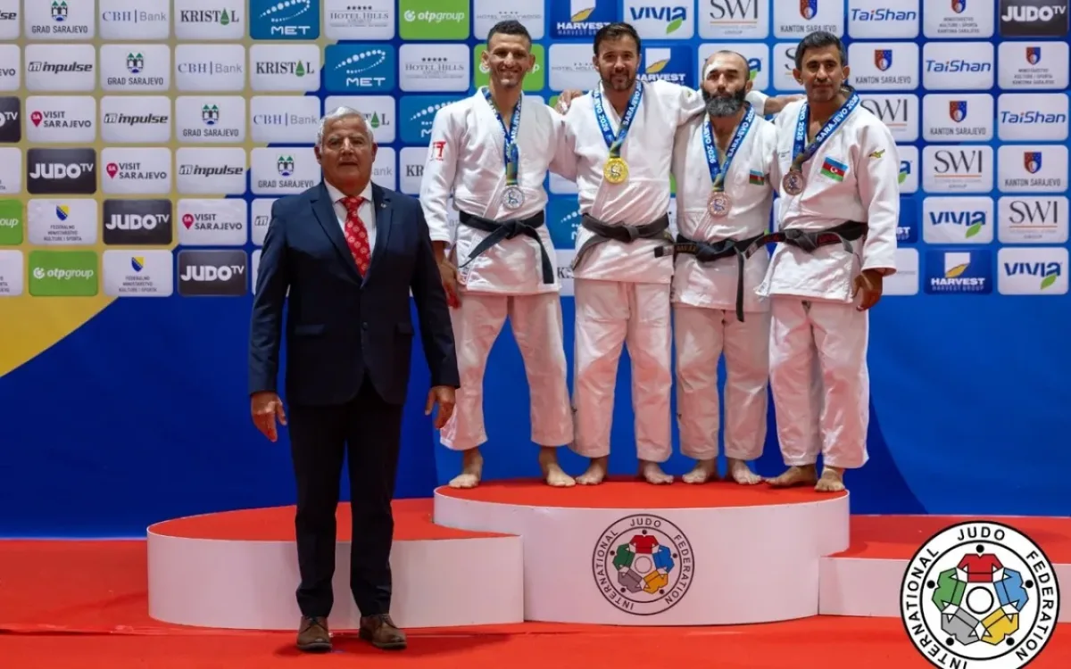 Daha üç cüdoçumuz veteranlar arasında medal qazandı