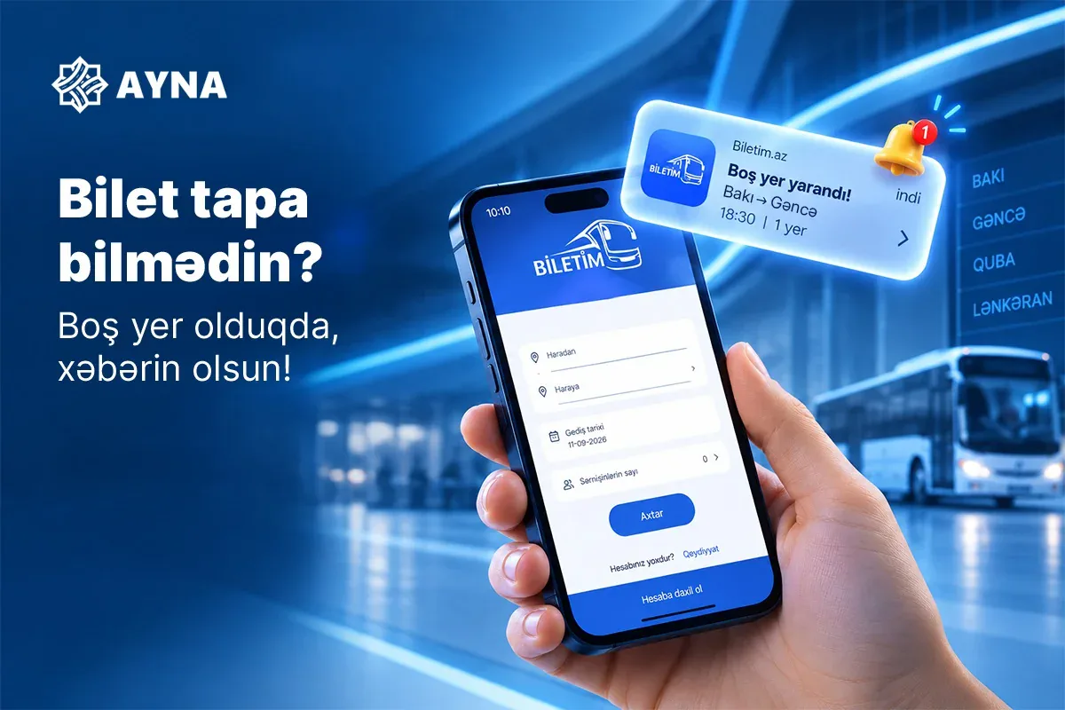 "Biletim.az" portalının funksionallığı artırılıb