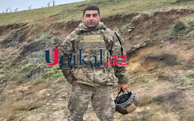 Hərbçimiz həlak oldu - FOTO