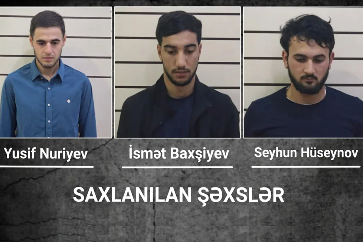 Evdən pul dolu seyfi oğurlayan şəxslər qandallandılar