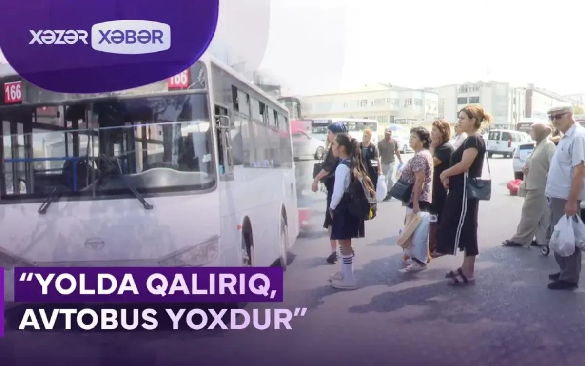 166 saylı marşrut avtobusundan NARAZILIQ - VİDEO