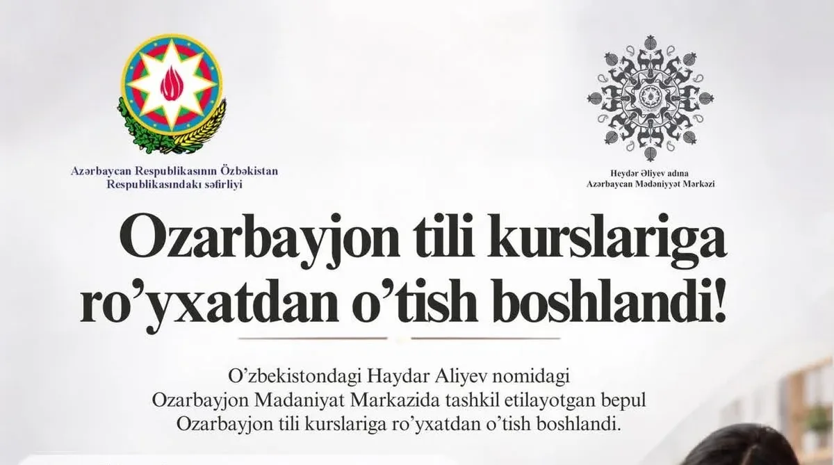 Özbəkistanda Azərbaycan dili kursları fəaliyyətə başlayacaq