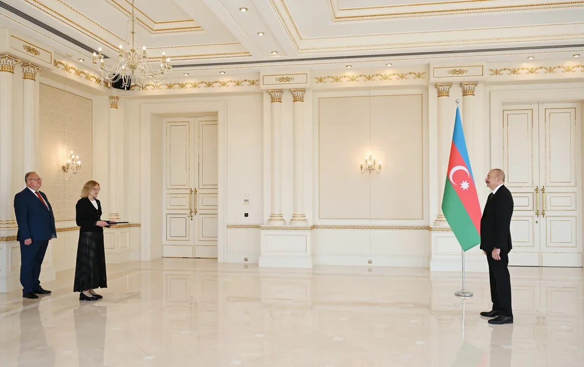 Prezident Estoniyanın yeni səfirini qəbul etdi