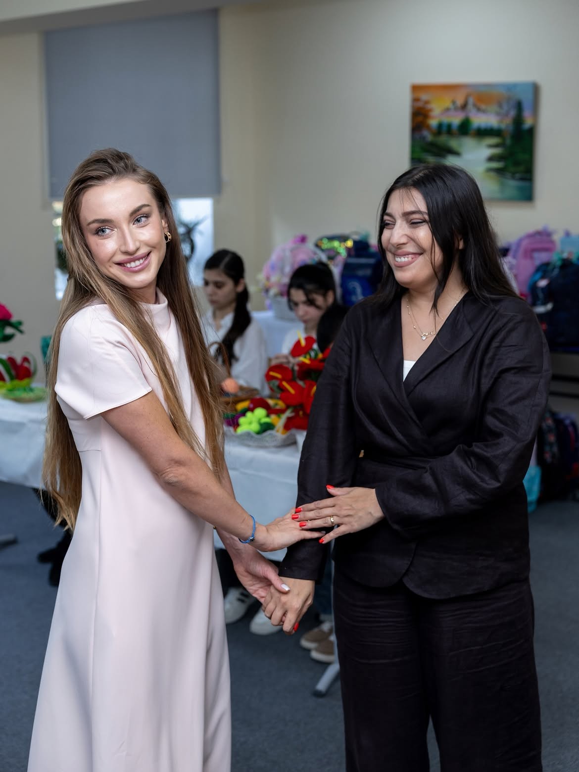 Alyona Əliyeva 3 nömrəli xüsusi təhsil müəssisəsində - FOTOLAR
