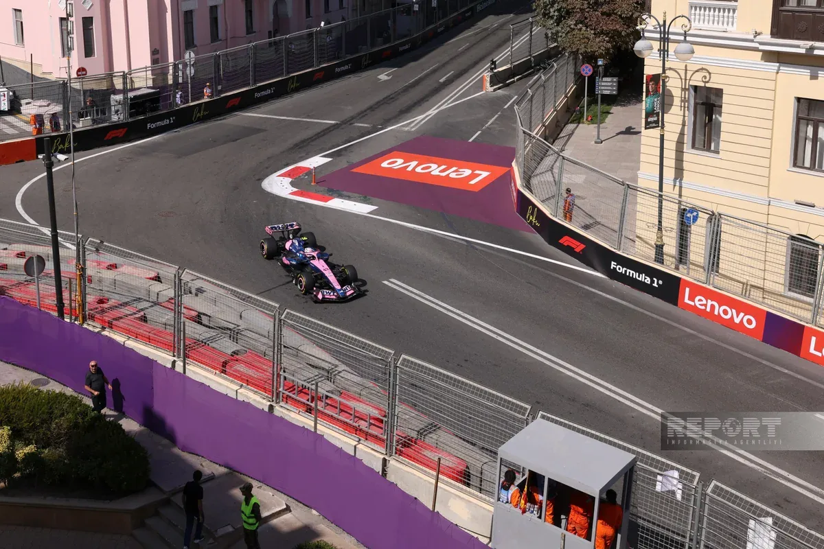 F1 üzrə Azərbaycan Qran-prisində ikinci sərbəst yürüş başlayıb