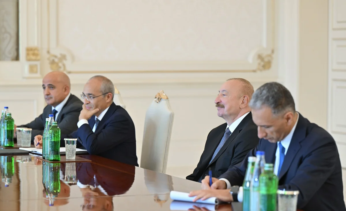 Prezident onları qəbul etdi