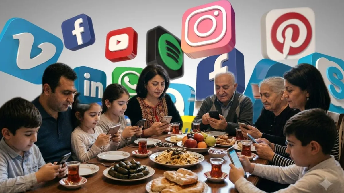 Eyni masada hamı telefona baxır: Real dünyaya necə qayıtmalıyıq?