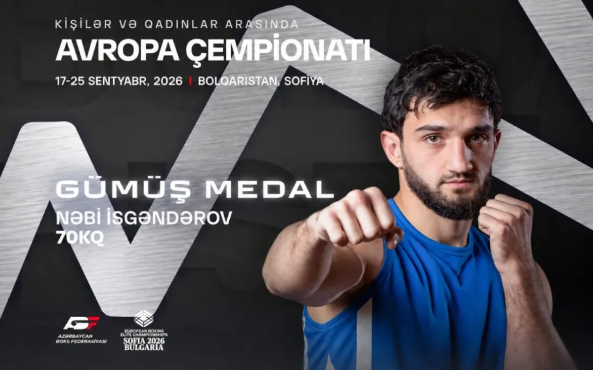 Boksçumuz Avropa çempionatında gümüş medal qazandı
