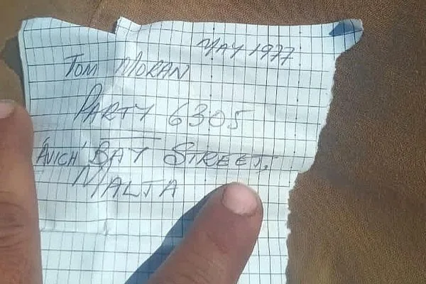 49 il sonra mesajı üzə çıxdı