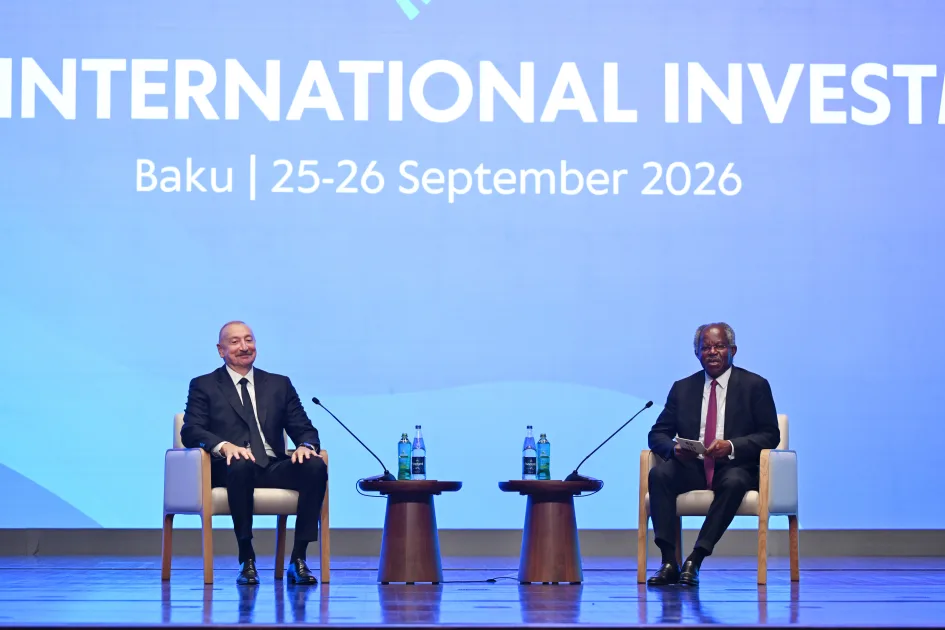 Prezident II Azərbaycan Beynəlxalq İnvestisiya Forumunda iştirak edib - YENİLƏNƏCƏK
