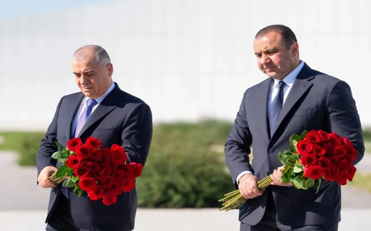 Əli Nağıyev və Orxan Sultanov Zəfər parkını ziyarət ediblər - FOTO