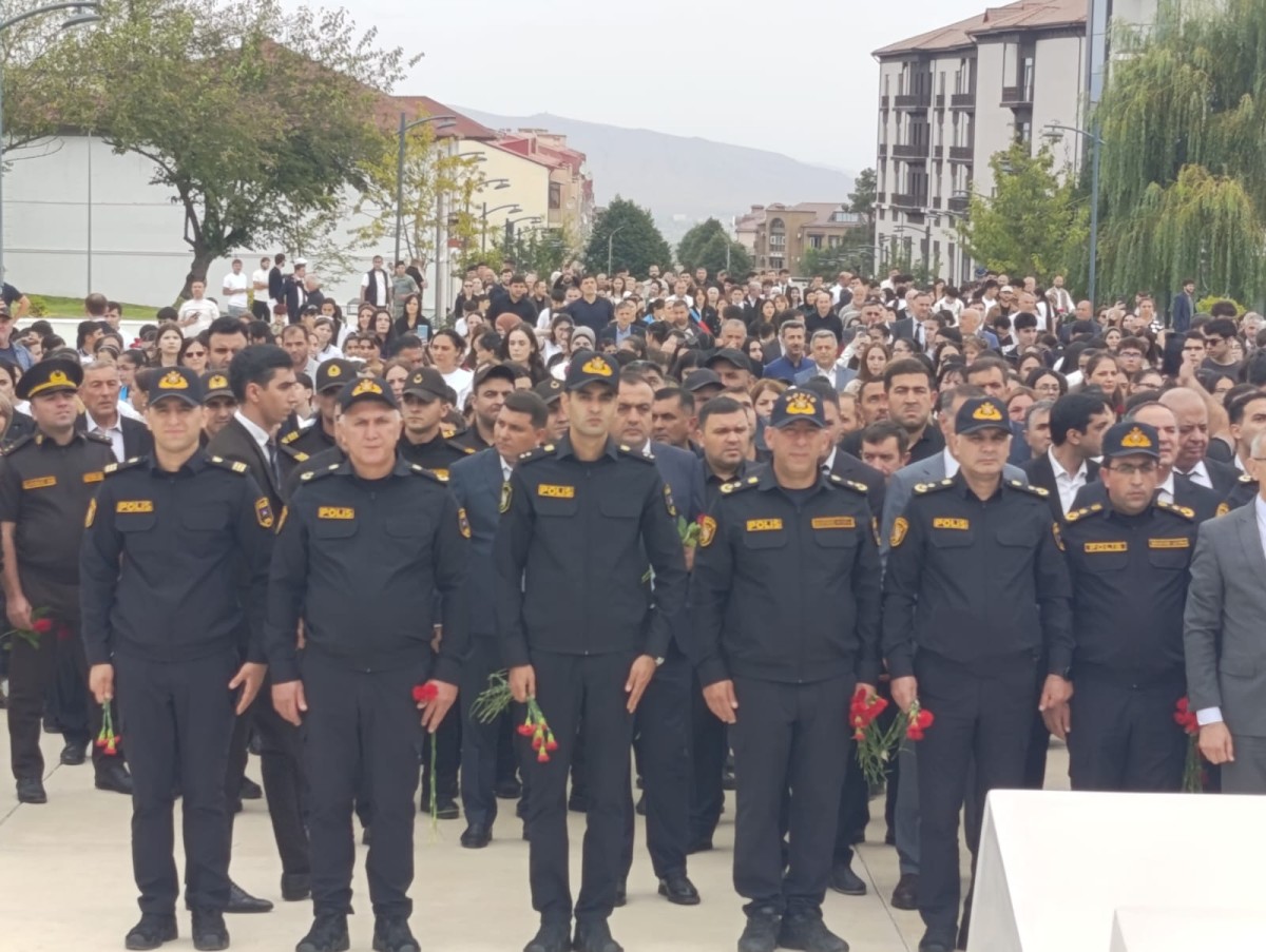 Xankəndidə Zəfər parkına yürüş - FOTOLAR
