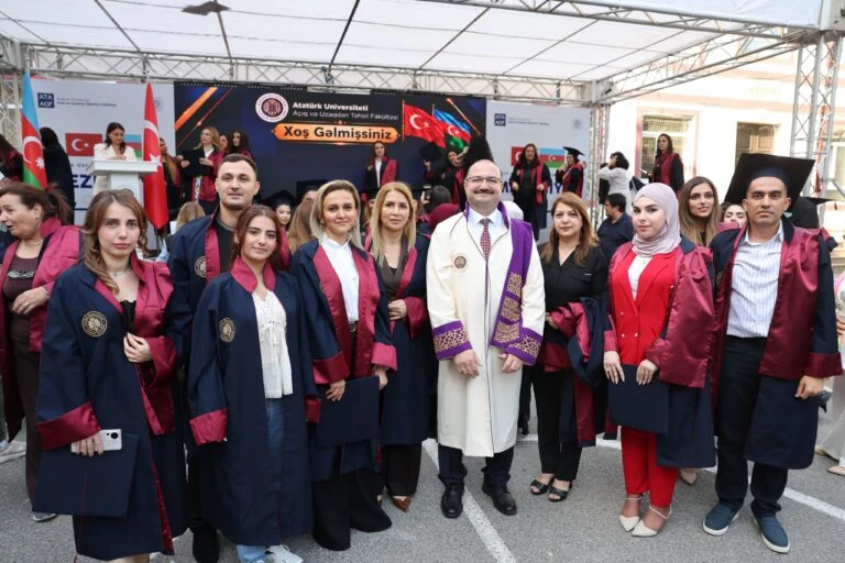 Atatürk Universiteti Bakıda məzun sevinci yaşadı - FOTOLAR