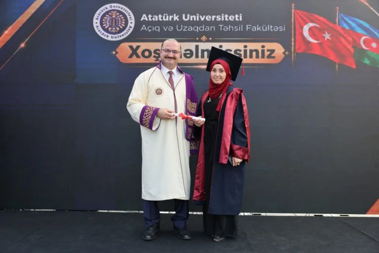 Atatürk Universiteti Bakıda məzun sevinci yaşadı - FOTOLAR