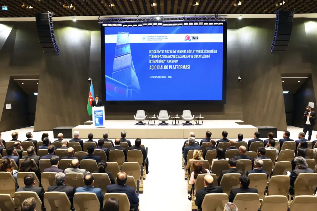 Dövlət Vergi Xidməti ilə TÜİB arasında Açıq Dialoq Platforması - FOTOLAR