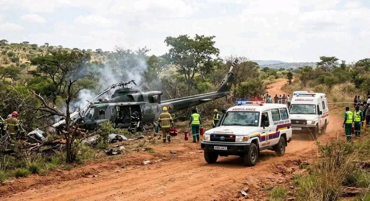 Zimbabvedə helikopter qəzasında 6 nəfər ölüb