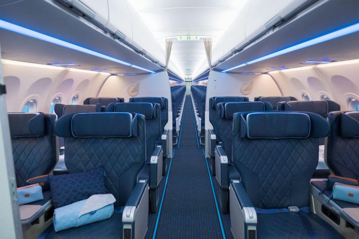 AZAL daha bir yeni nəsil “Airbus A321neo” təyyarəsi ilə donanmasını genişləndirib - FOTOLAR