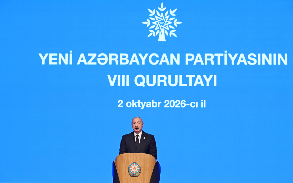 YAP-ın Qurultayı keçirilir: İlham Əliyev çıxış edib - FOTO - YENİLƏNİB