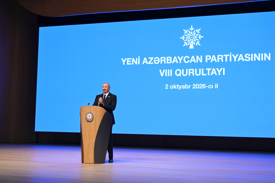 YAP-ın Qurultayı keçirilir: İlham Əliyev çıxış edib - FOTO - YENİLƏNİB