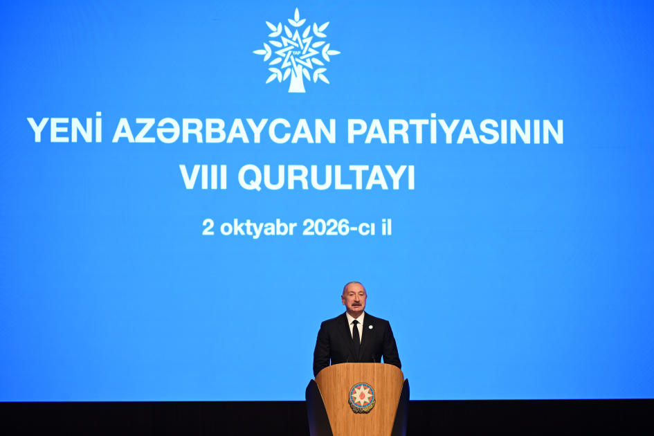 YAP-ın Qurultayı keçirilir: İlham Əliyev çıxış edib - FOTO - YENİLƏNİB