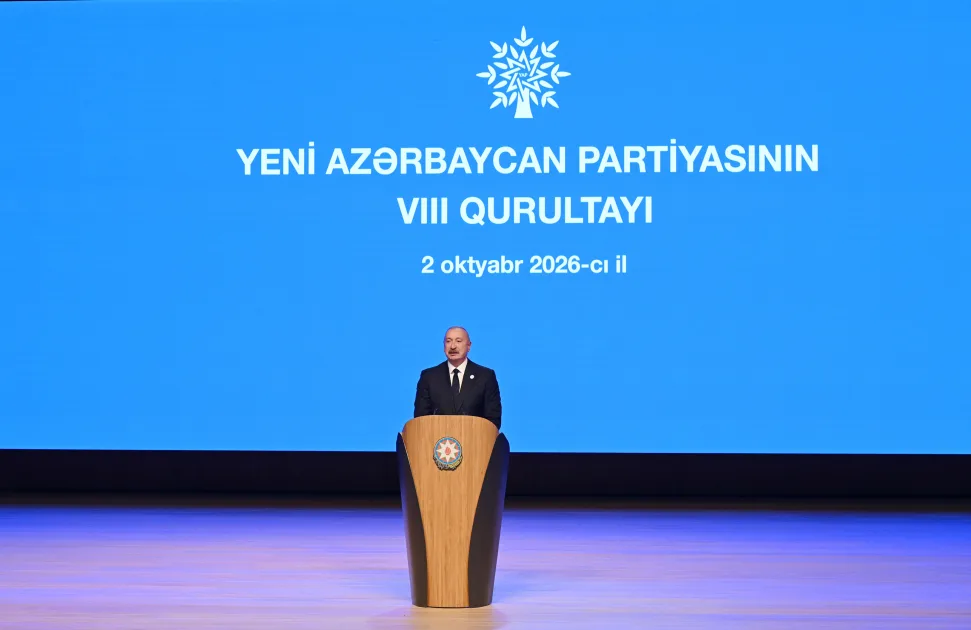 YAP-ın Qurultayı keçirilir: İlham Əliyev çıxış edib - FOTO - YENİLƏNİB