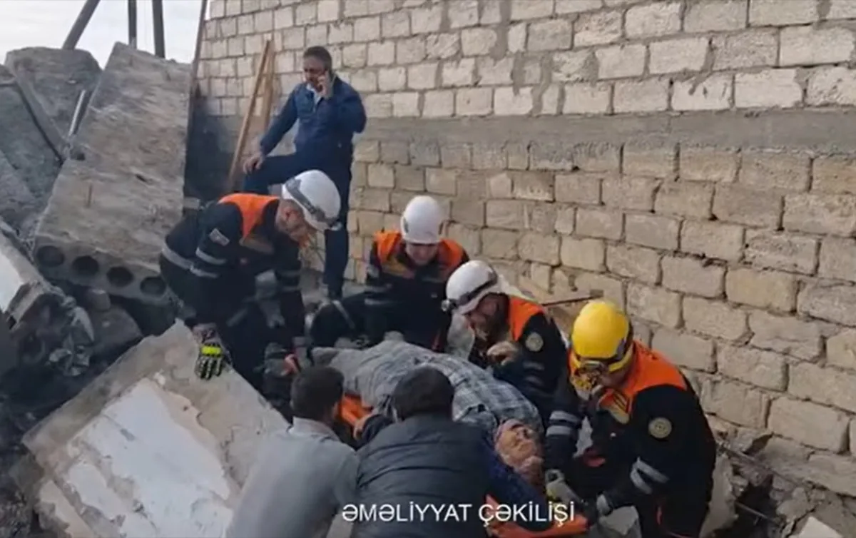 Bakıda fərdi ev uçdu - Ölən və yaralanan var - Video