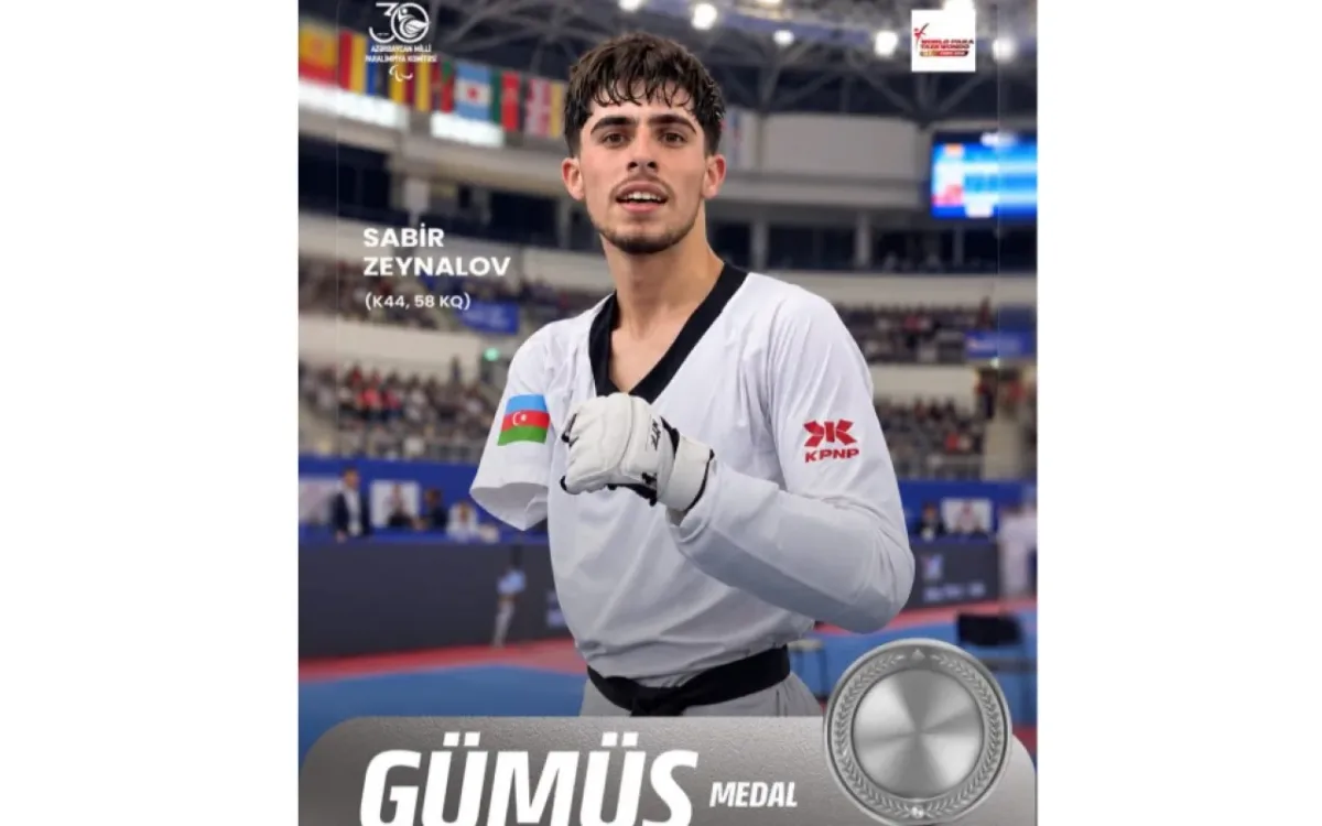 Parataekvondoçumuz Paris Qran-Prisində gümüş medal qazandı