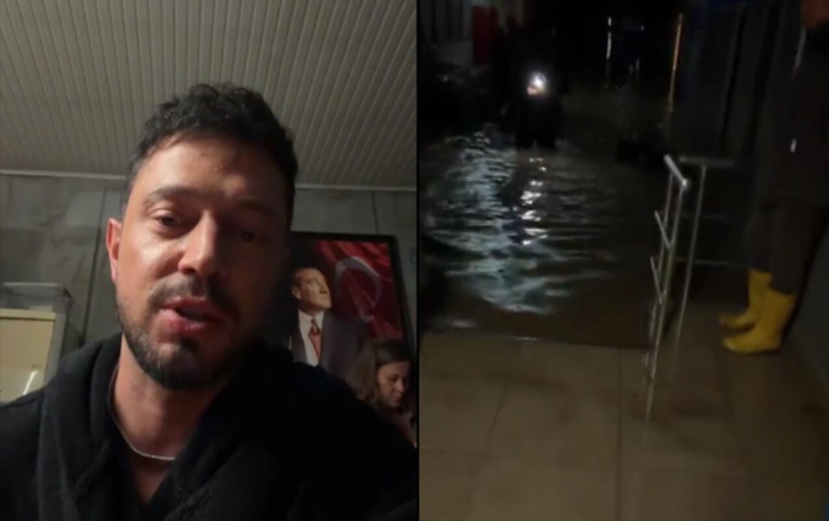 Murat Bozun da olduğu studiya suya qərq oldu - VİDEO