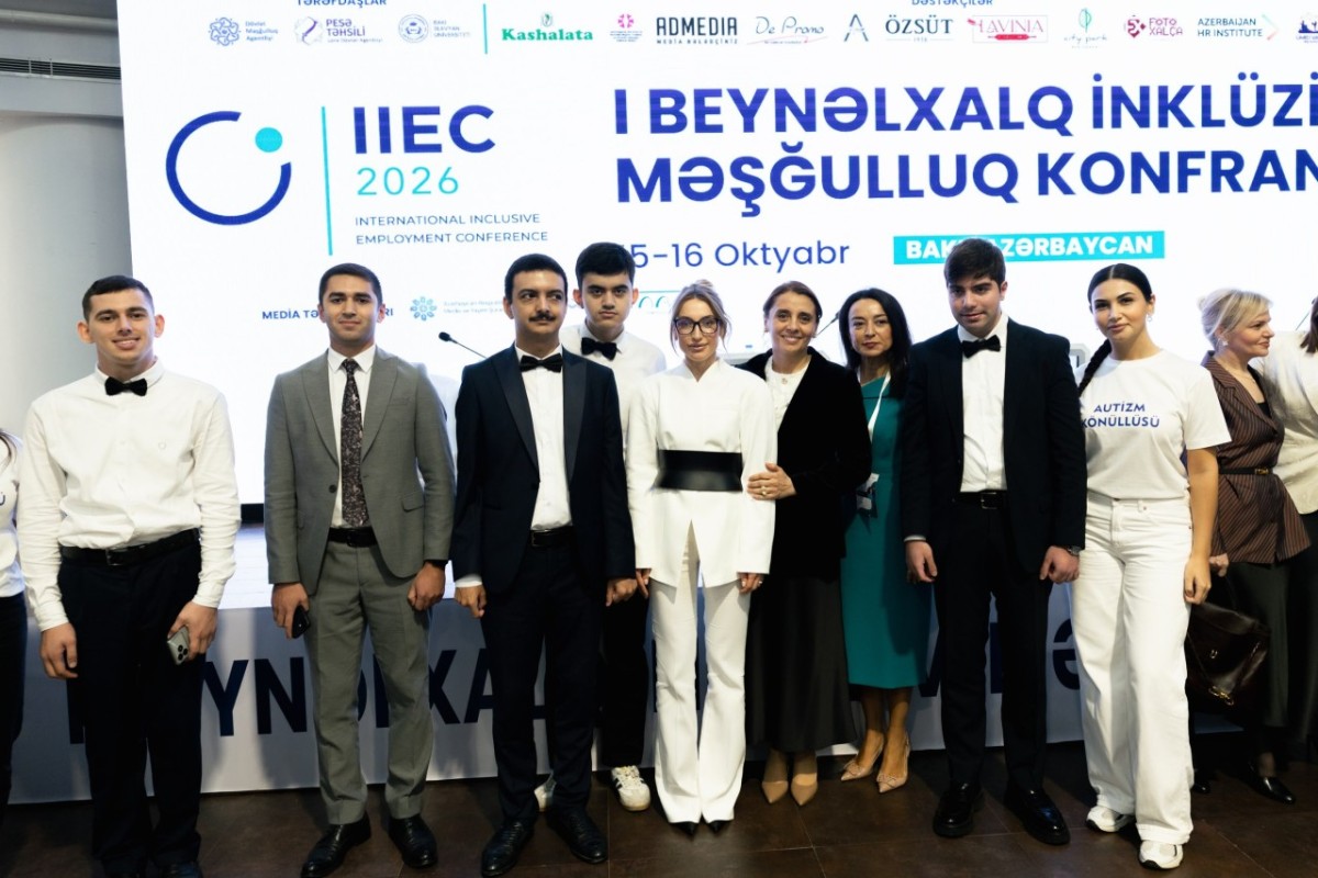 Alyona Əliyeva beynəlxalq inklüziv məşğulluq konfransında - FOTOLAR